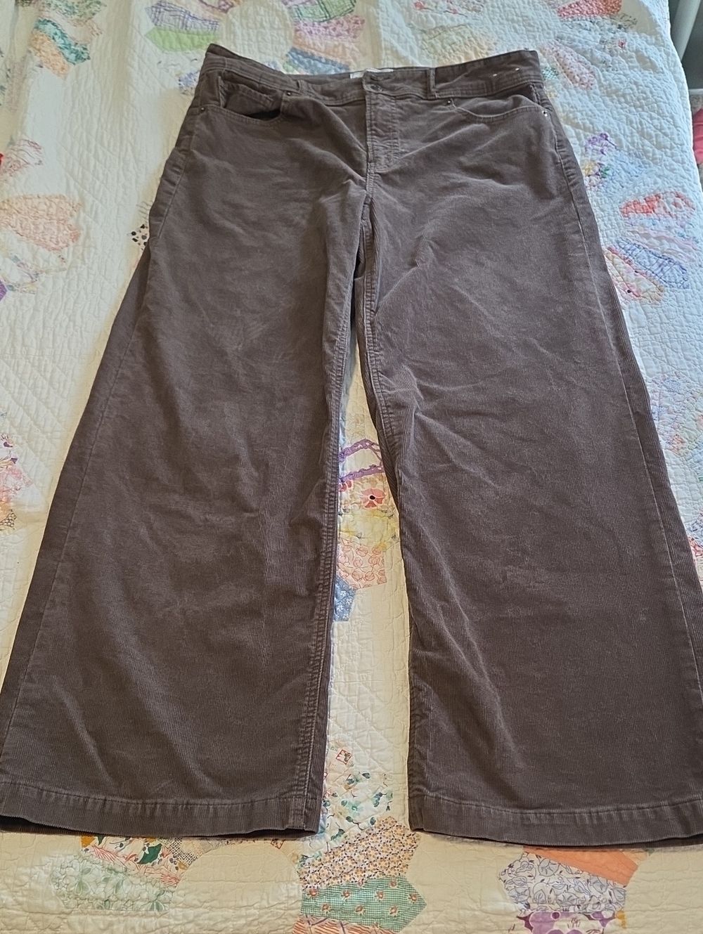 GAP Wide Leg Corduroy Pants- 16 LIKE NEW